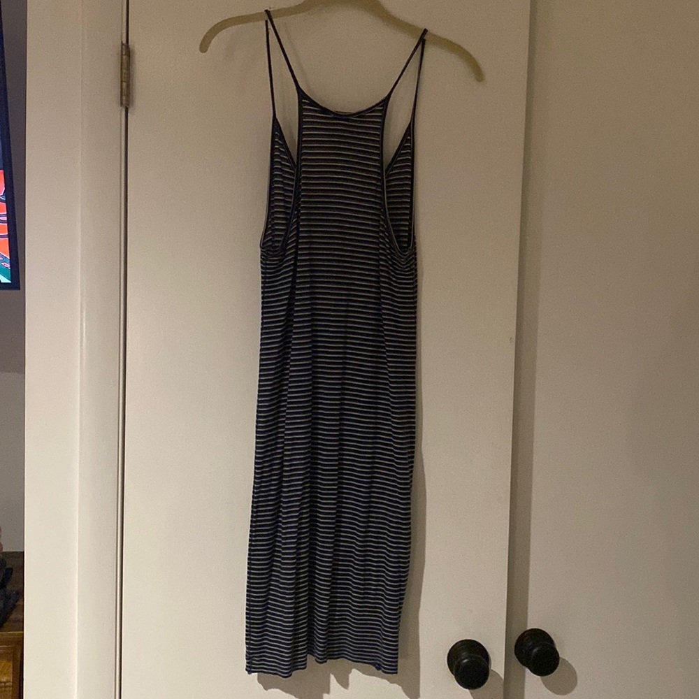 BCBG MaxAzria stripped navy and white Dress